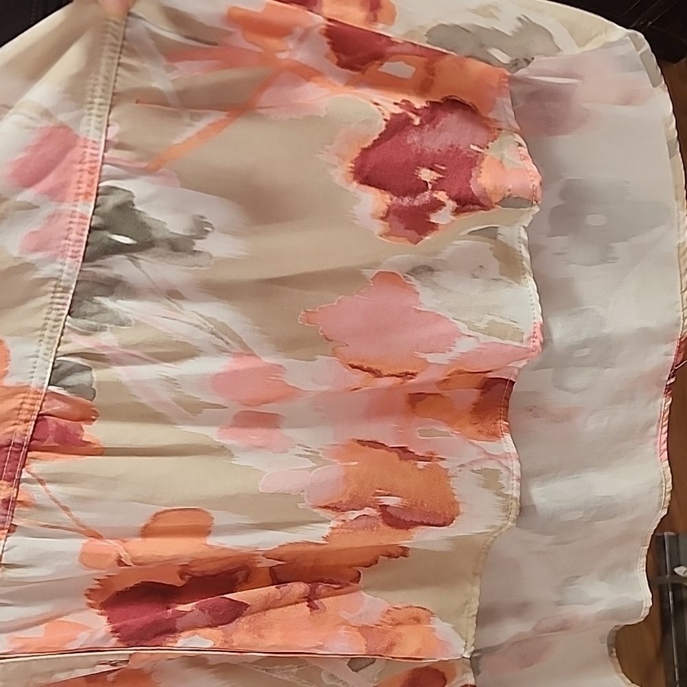 Westbound Multicolor Floral Blouse Button Front Size 2X - Picture 4 of 6